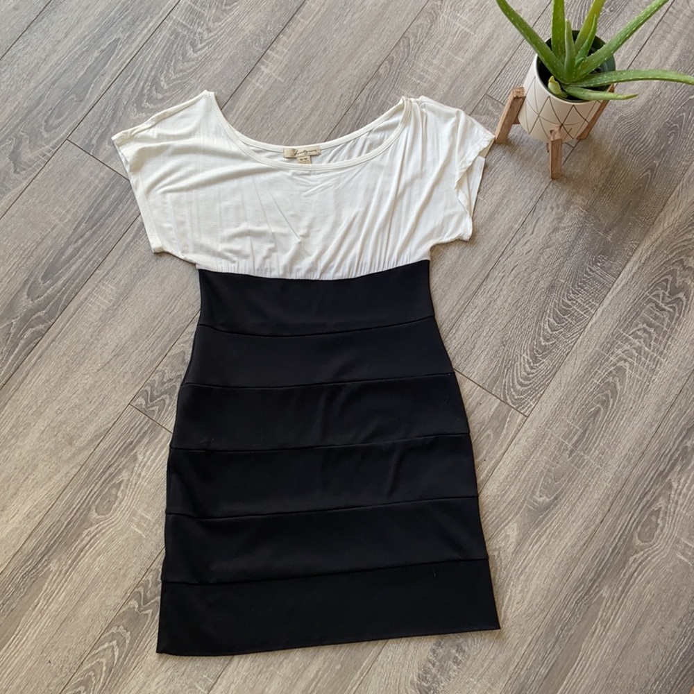 Forever21 Black and White Dress